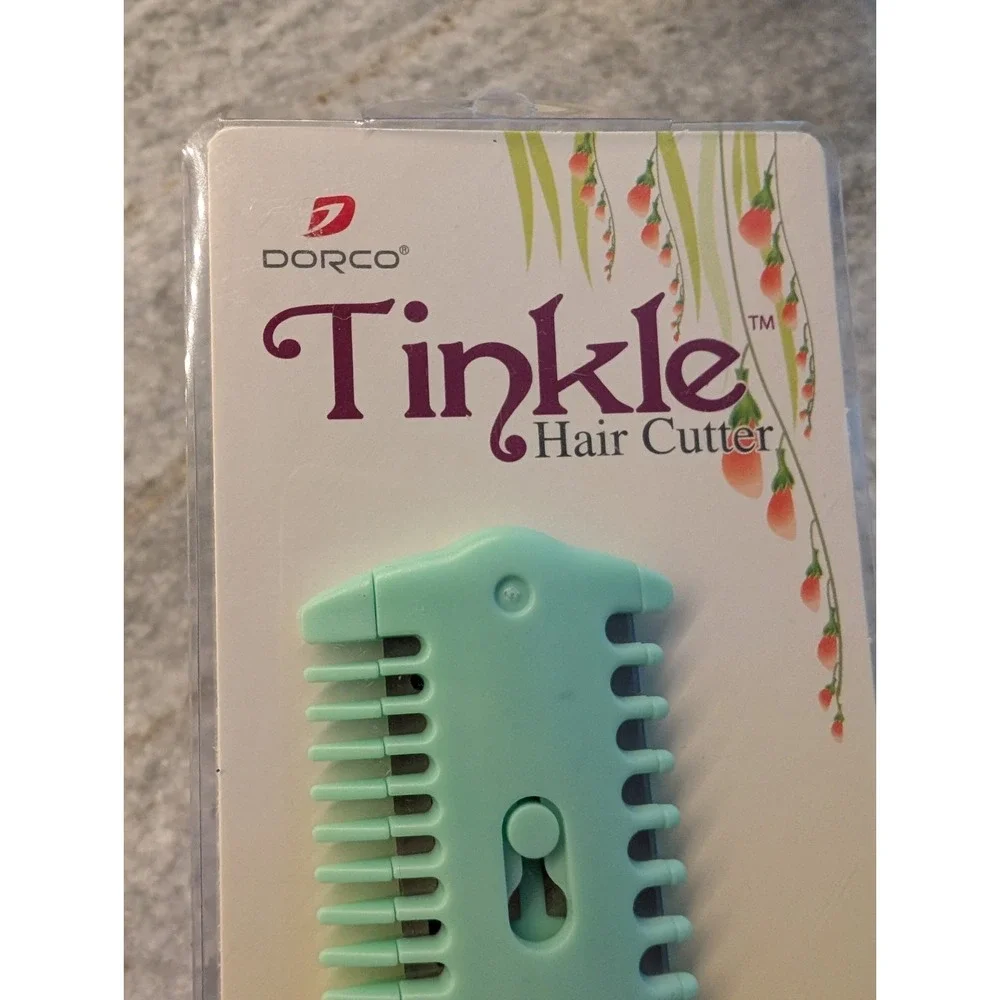 Dorco Tinkle Hair Cutter Razor Comb‎ Green